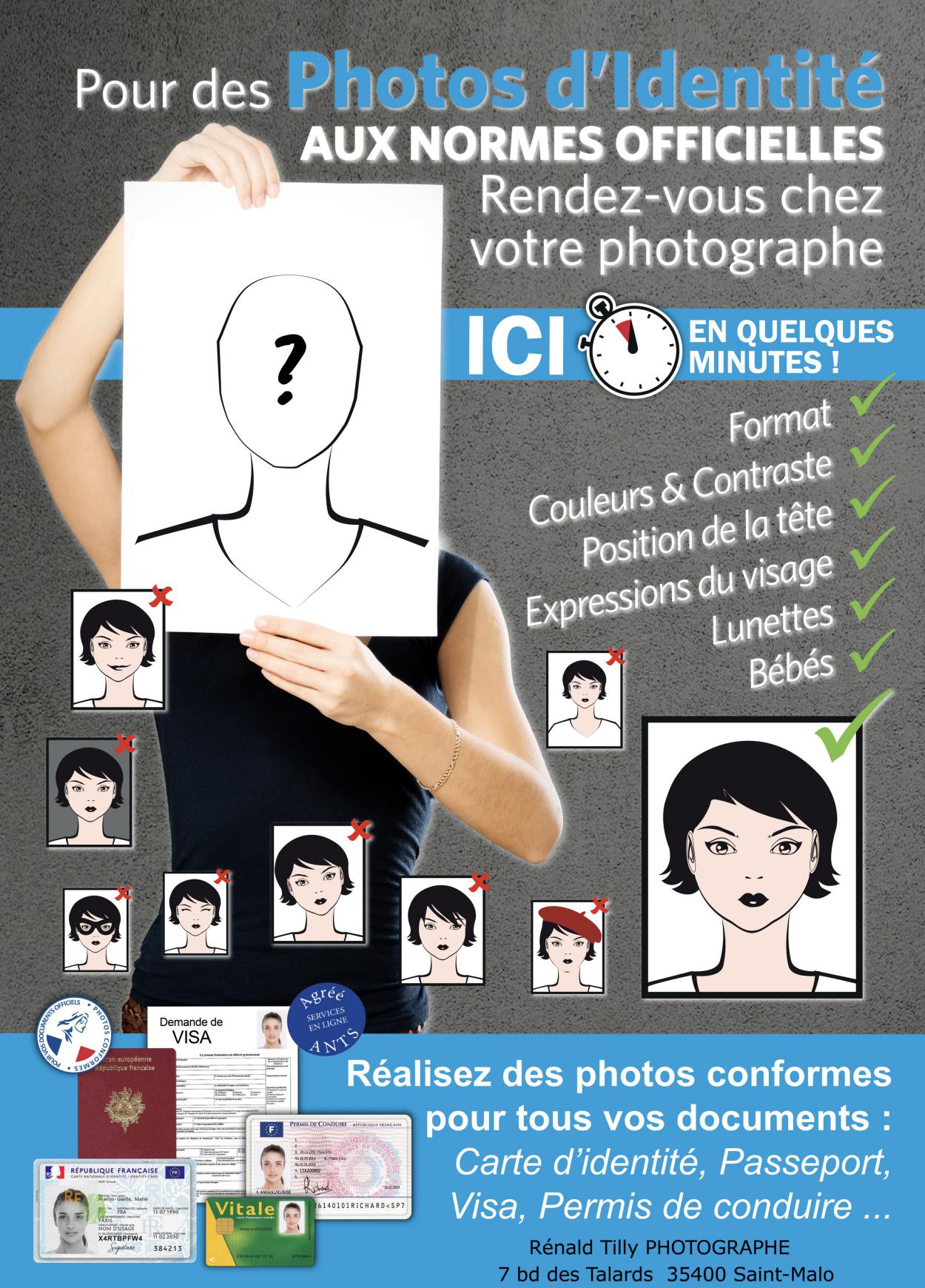 Photos d'identité à Saint-Malo